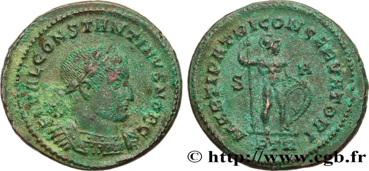 CONSTANTIN Ier LE GRAND Follis ou nummus TTB