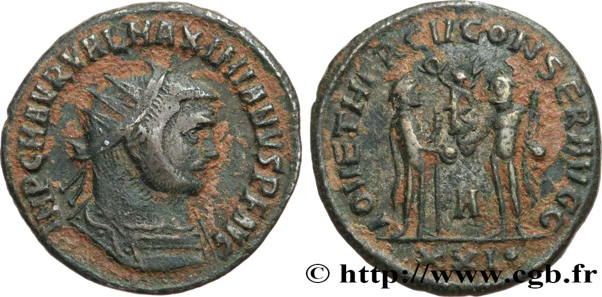 MASSIMIANO ERCOLE Aurelianus q.BB