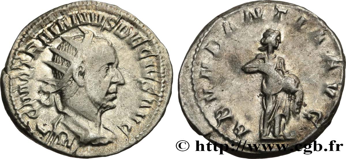 TRAJAN DÈCE Antoninien TTB+
