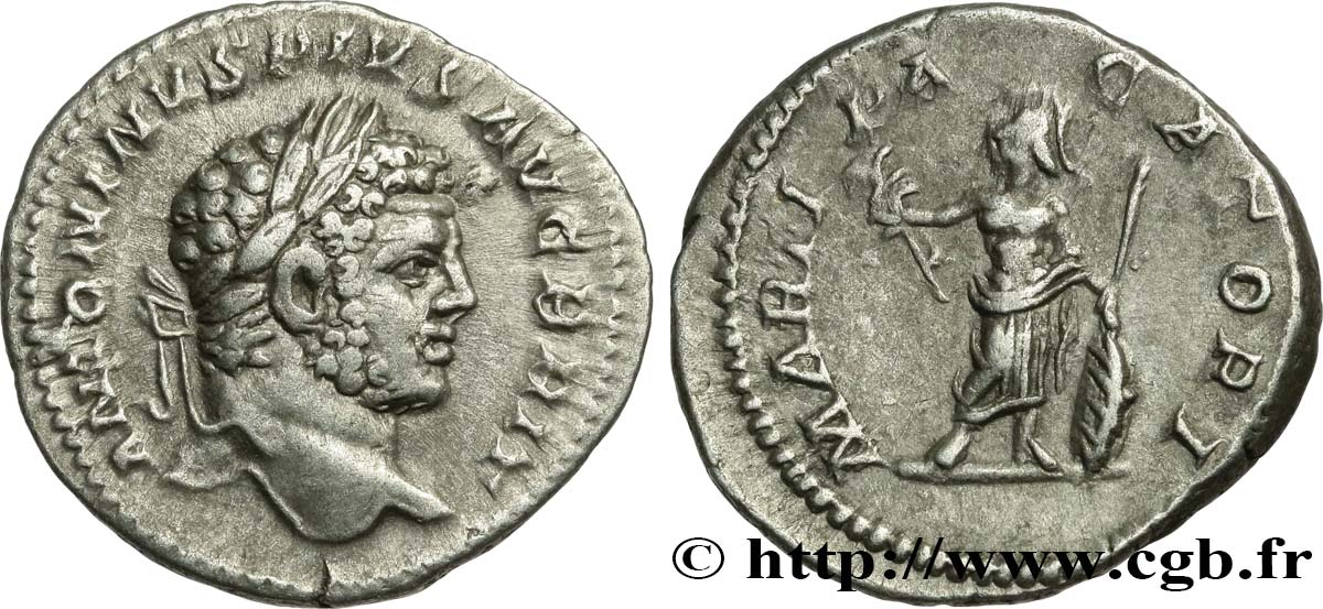 CARACALLA Denier AU/XF