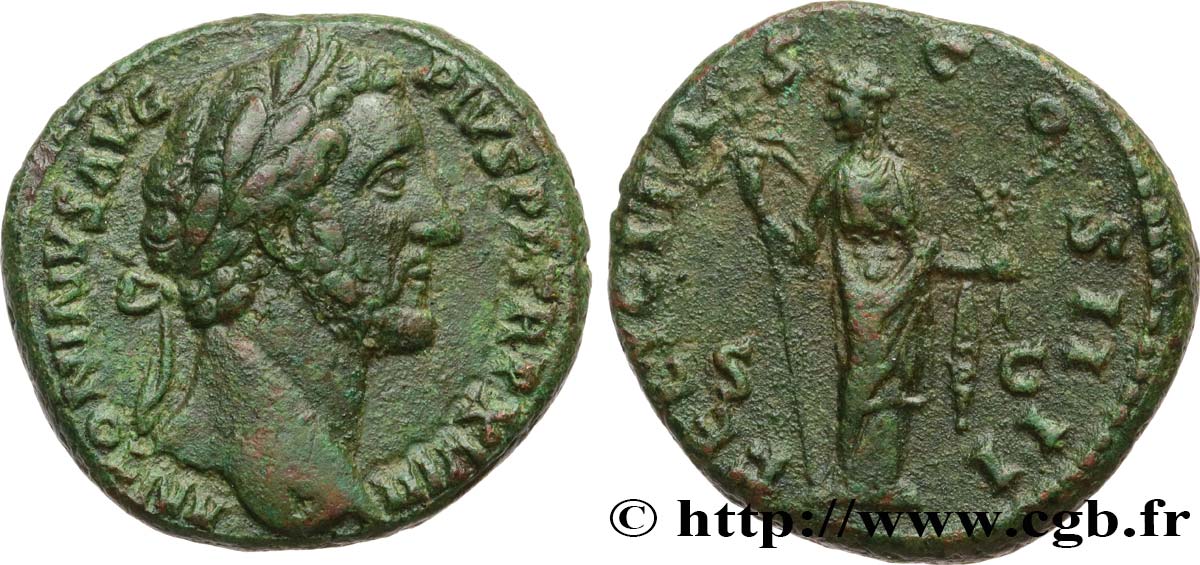 ANTONINUS PIUS As XF