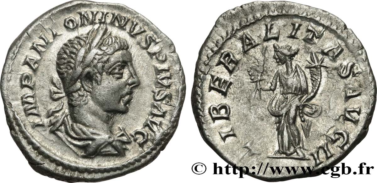 ÉLAGABAL Denier SUP/TTB+