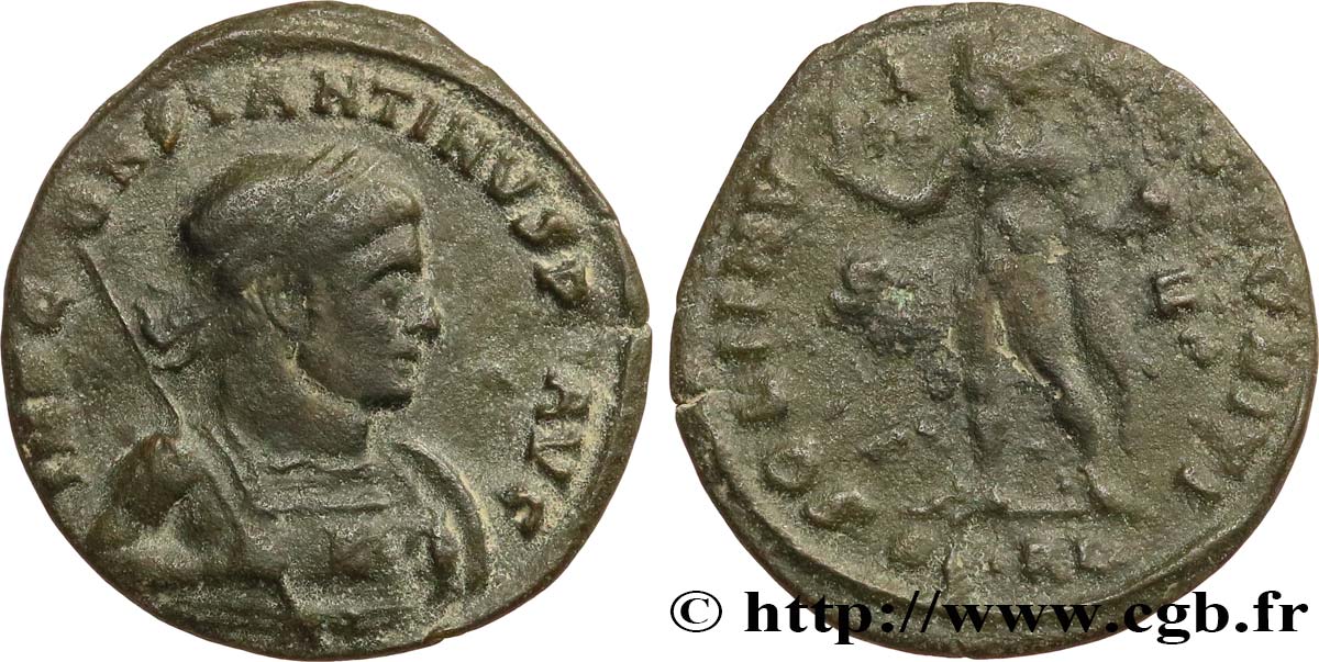 CONSTANTINE I THE GREAT Follis ou nummus AU/XF