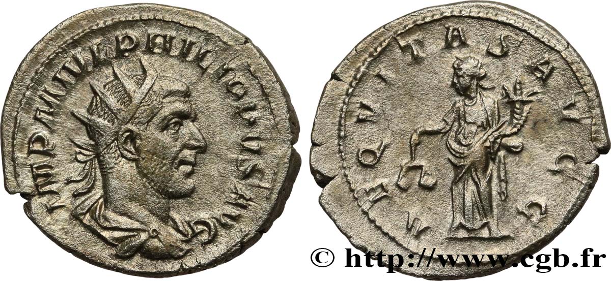 PHILIPPUS I. ARABS Antoninien fVZ