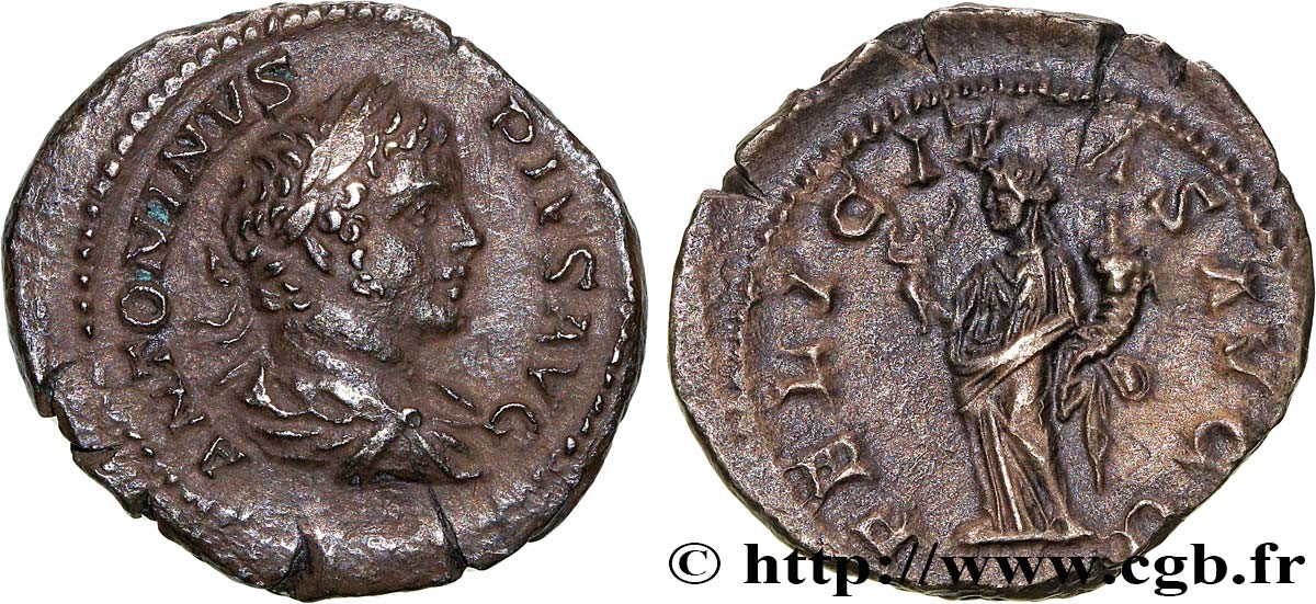 CARACALLA Denier TTB