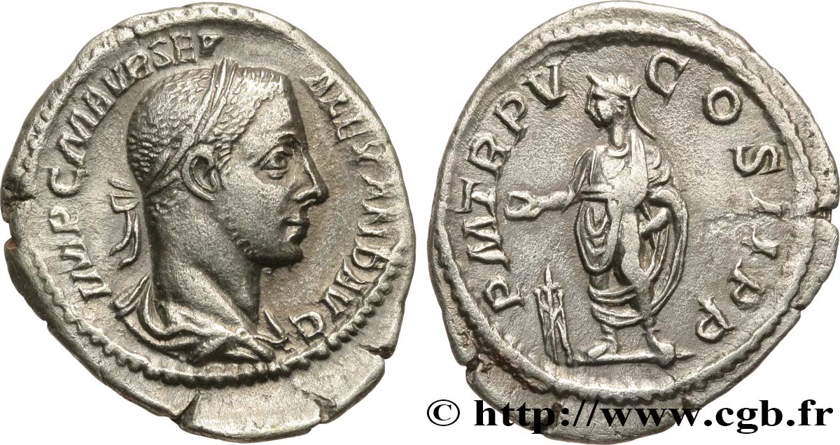 SEVERUS ALEXANDER Denier AU