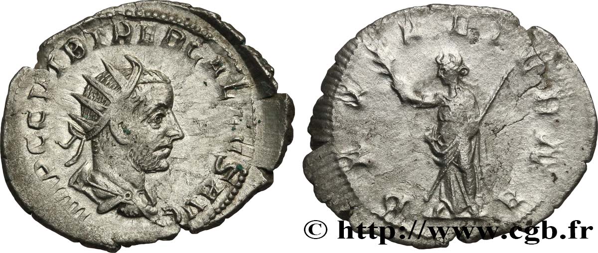 TREBONIANUS GALLUS Antoninien AU/XF