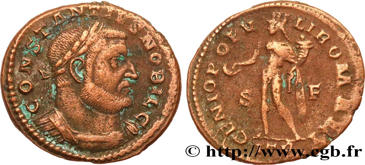 CONSTANTIUS I Follis ou nummus SS/fSS