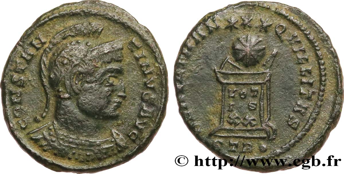 CONSTANTINE I THE GREAT Centenionalis ou nummus VF