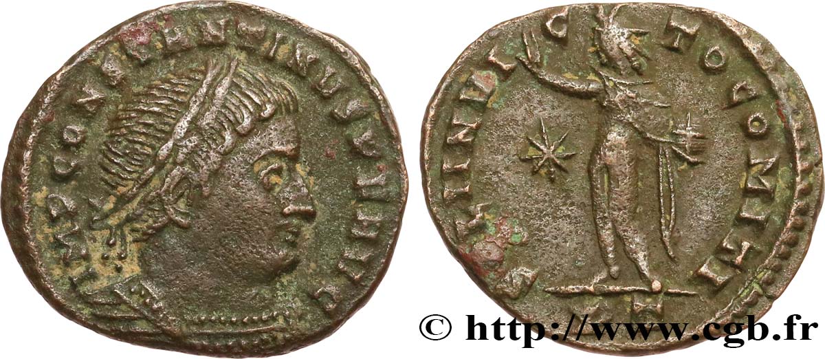 CONSTANTINE I THE GREAT Follis ou nummus XF