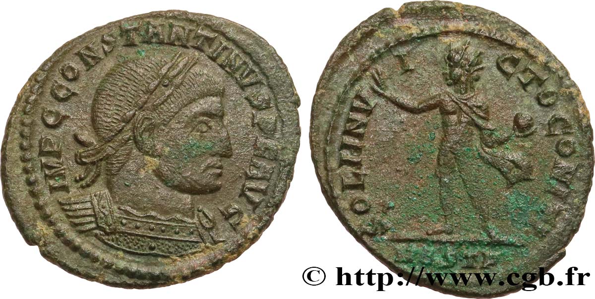 CONSTANTINUS I DER GROßE Follis ou nummus SS