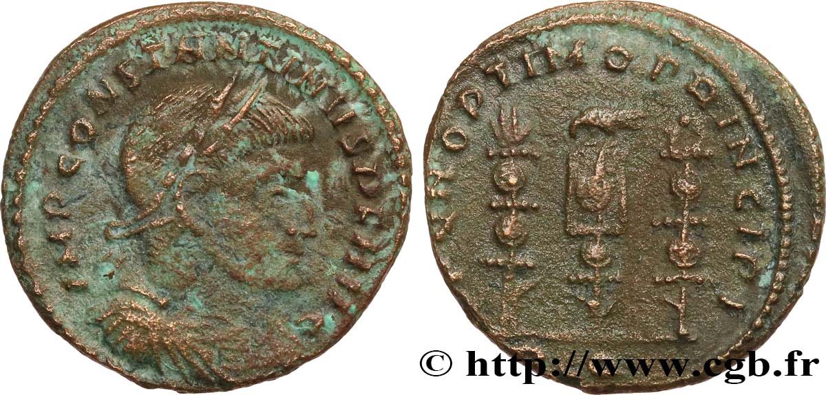 CONSTANTINE I THE GREAT Follis ou nummus VF/XF