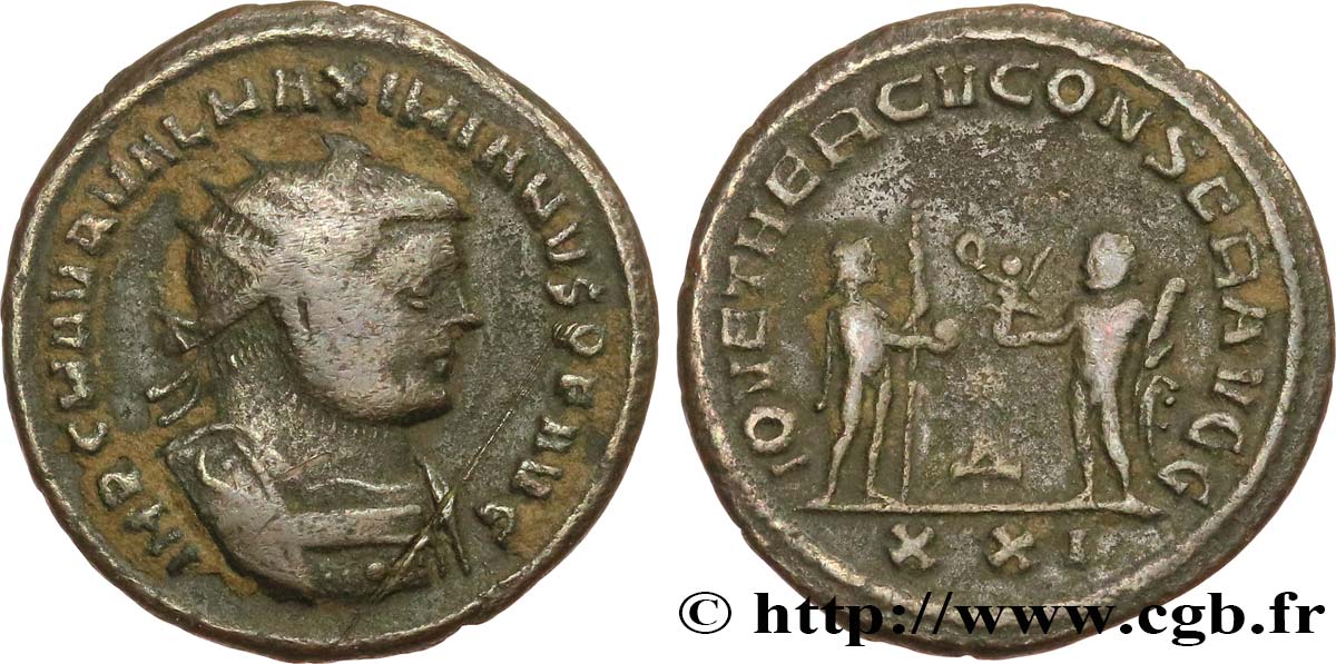 MAXIMIANUS HERCULIUS Aurelianus VF