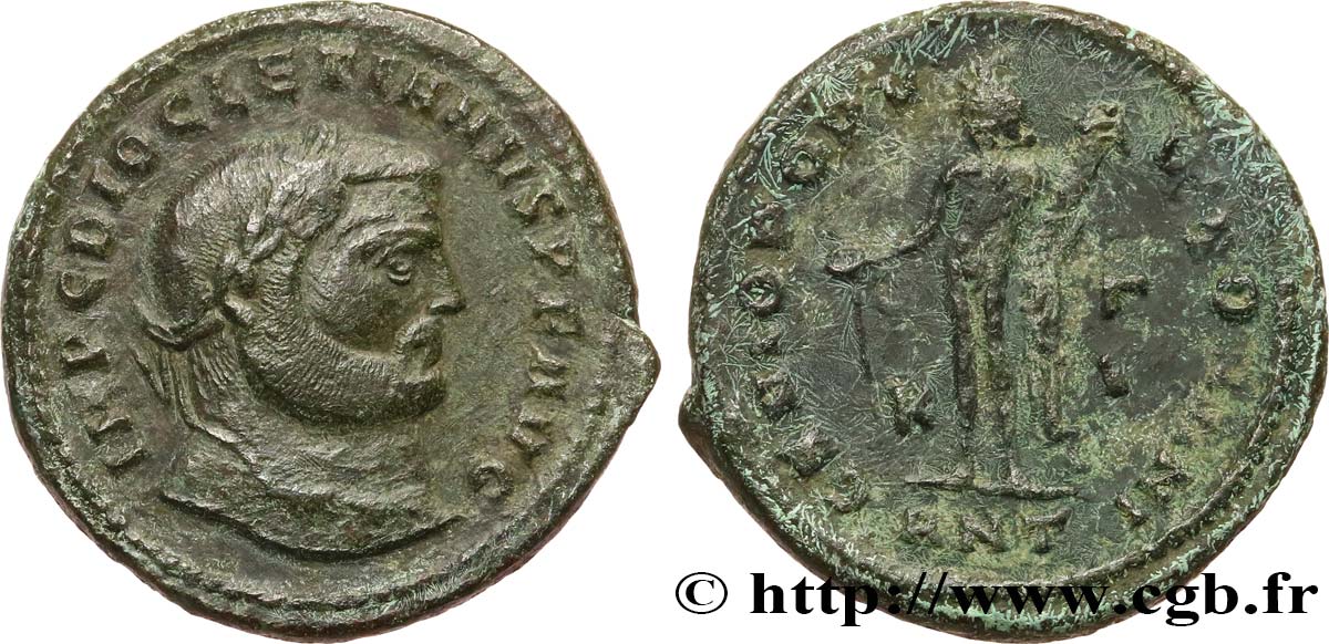 DIOCLETIAN Follis ou nummus XF/VF