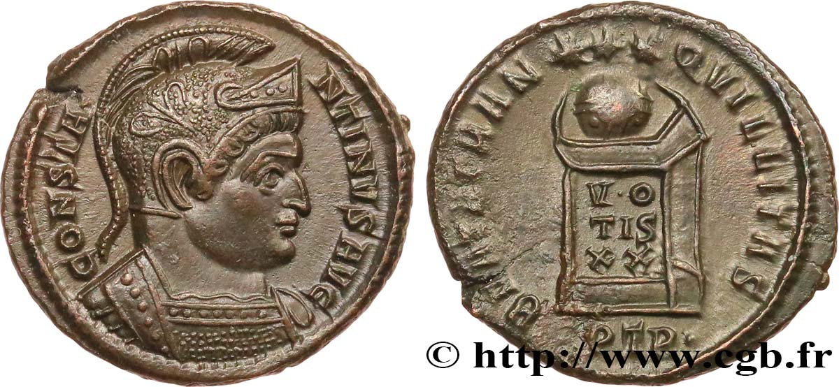 CONSTANTINE I THE GREAT Centenionalis ou nummus AU