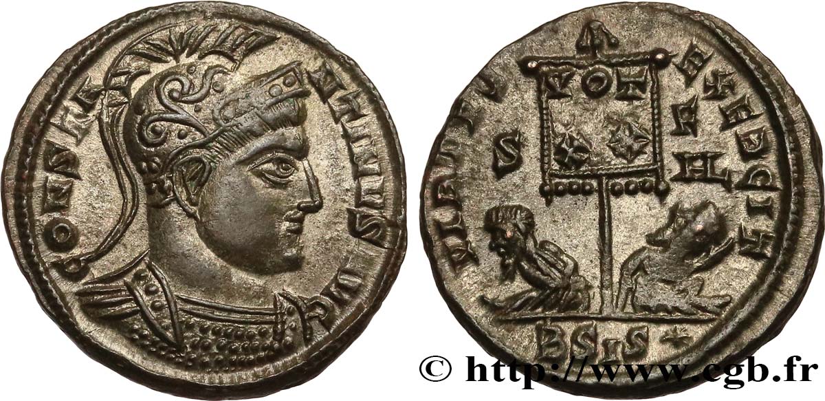CONSTANTIN Ier LE GRAND Centenionalis ou nummus FDC