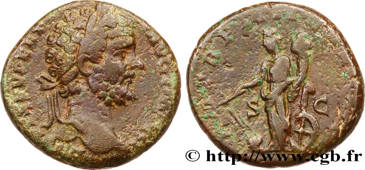 SEPTIMIUS SEVERUS As XF/VF