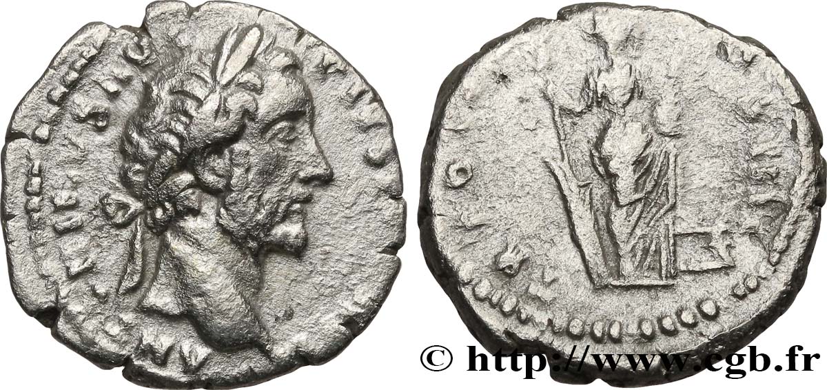 ANTONINO PIO Denier MBC