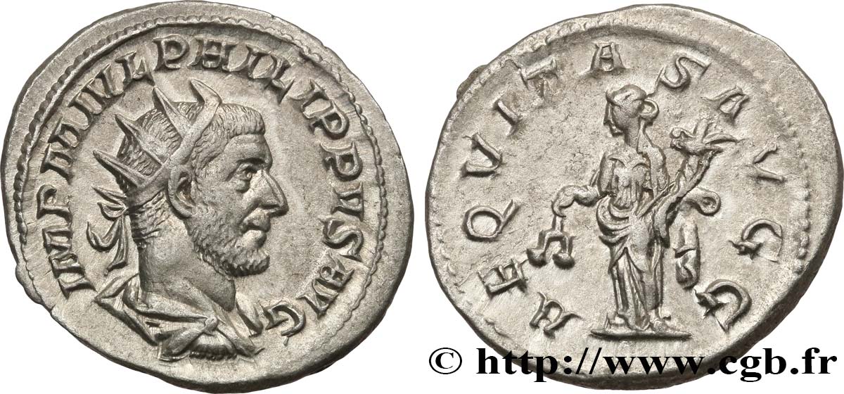 PHILIPPUS I. ARABS Antoninien VZ