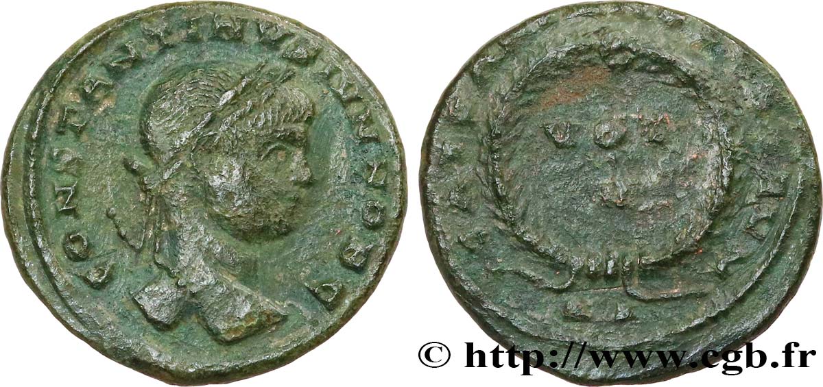 CONSTANTINUS II Centenionalis ou nummus SS/fSS