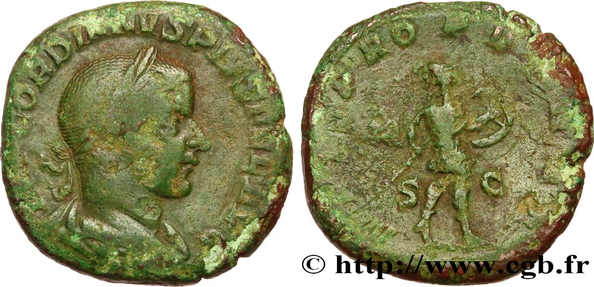 GORDIAN III Sesterce VF