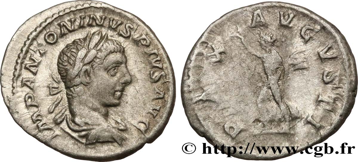 ELAGABALUS Denier XF