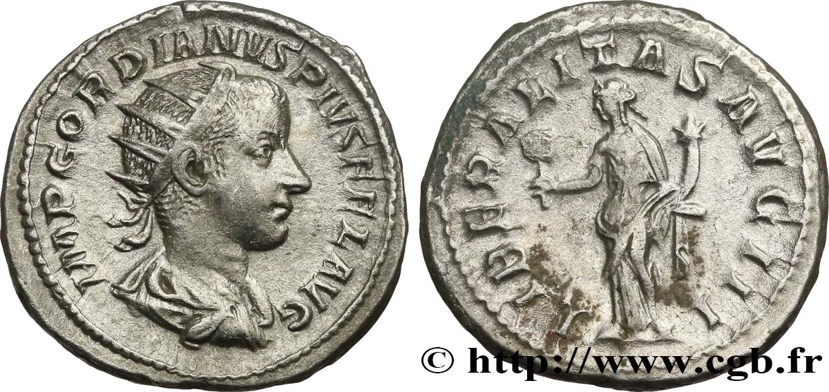 GORDIANUS III Antoninien fVZ/SS