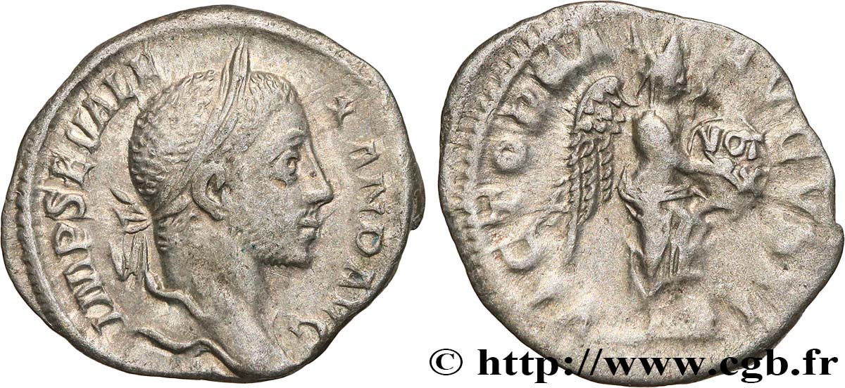 SEVERUS ALEXANDER  Denier XF/VF