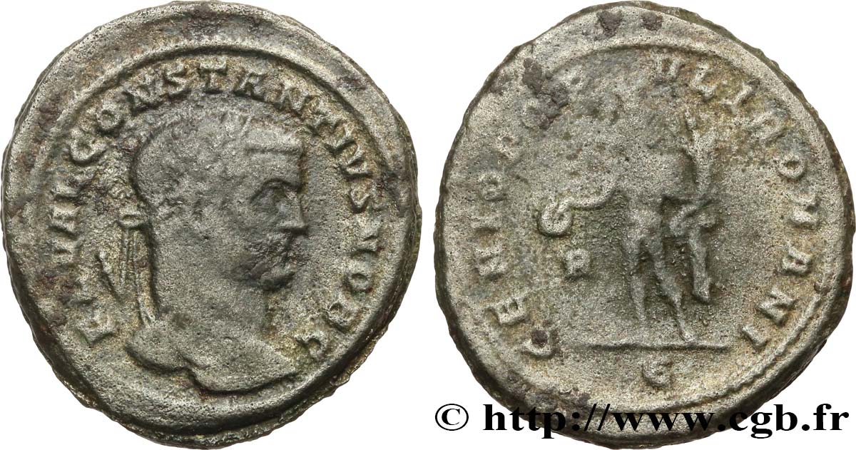 CONSTANTIUS I Follis ou nummus VF