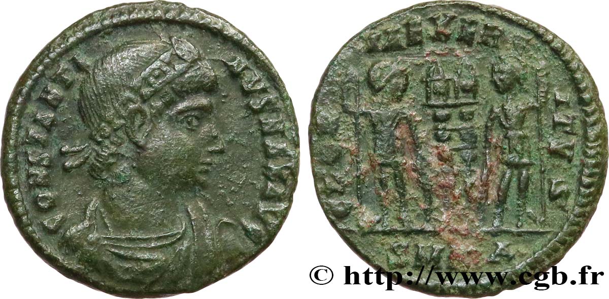 CONSTANTINE I THE GREAT Centenionalis ou nummus XF