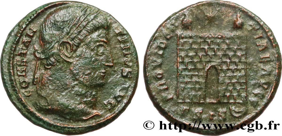 CONSTANTINE I THE GREAT Centenionalis ou nummus XF