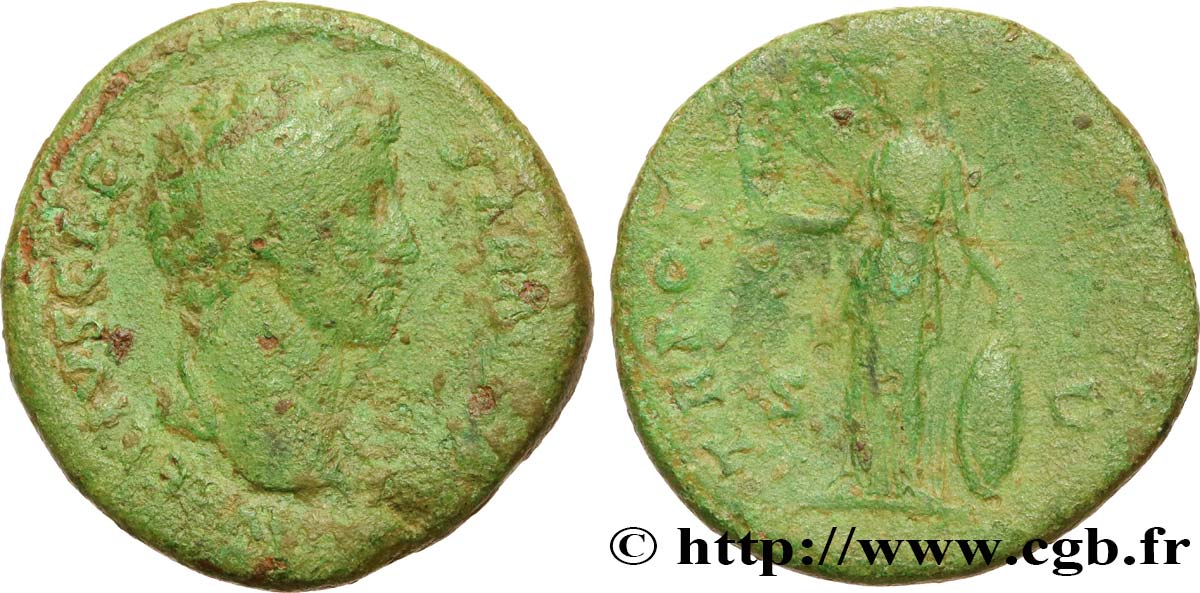 MARCUS AURELIUS Sesterce VF