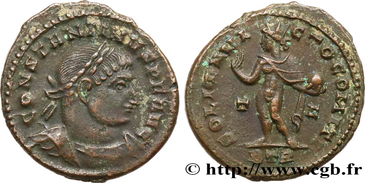 CONSTANTINE I THE GREAT Follis ou nummus AU