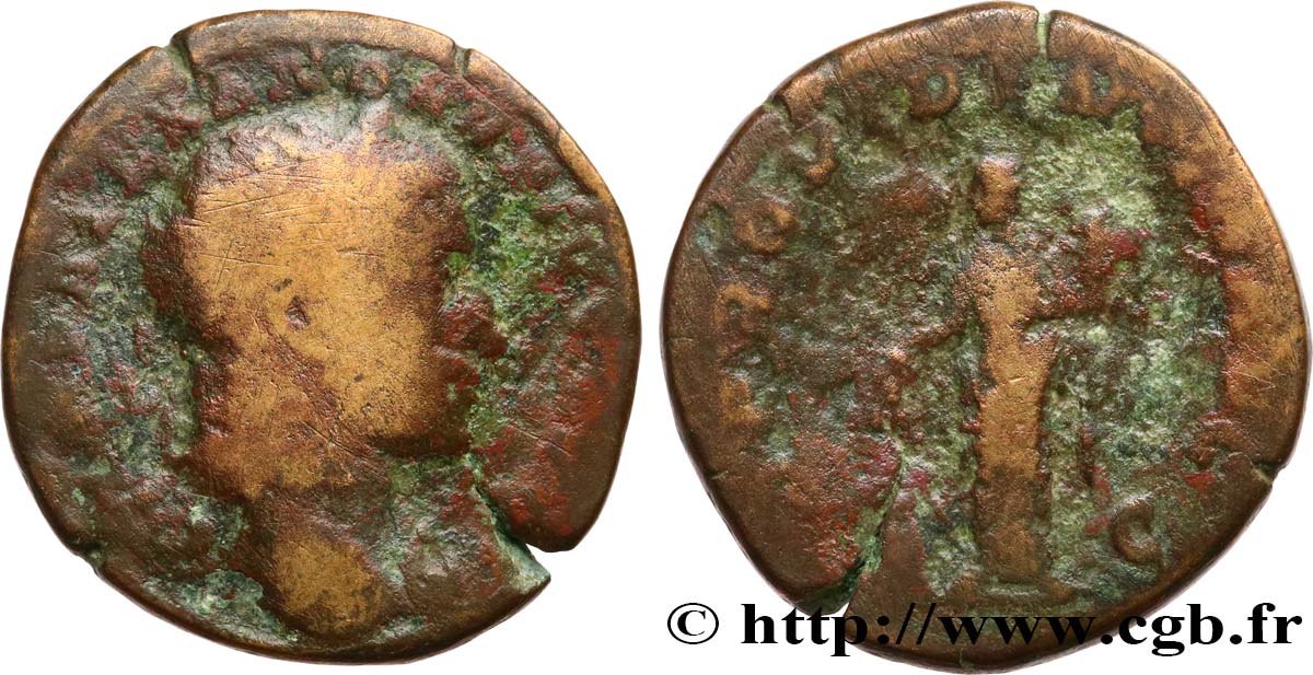 ALEXANDRE SÉVÈRE Sesterce B+