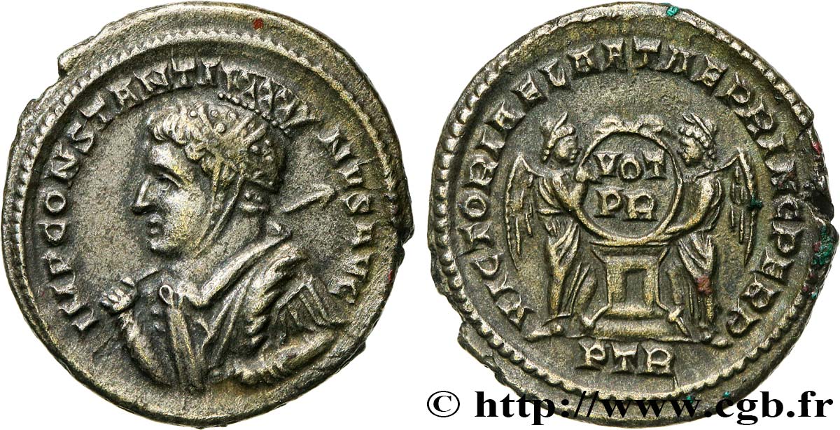 CONSTANTINE I THE GREAT Pseudo-argenteus AU