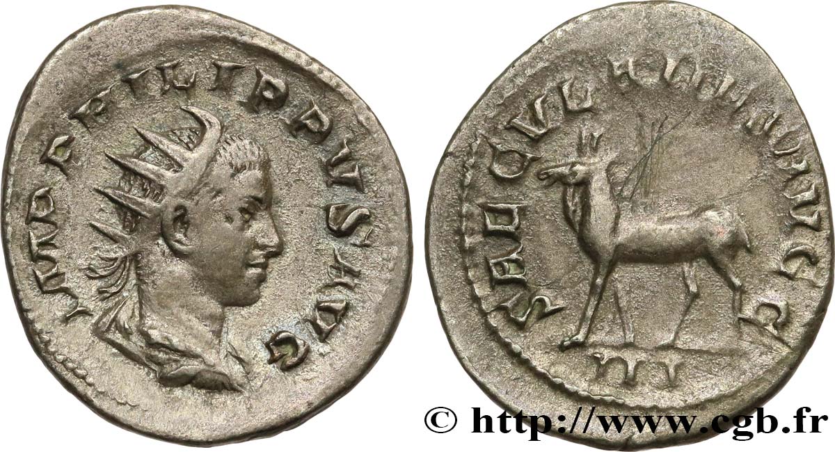 PHILIPPUS II Antoninien AU/XF