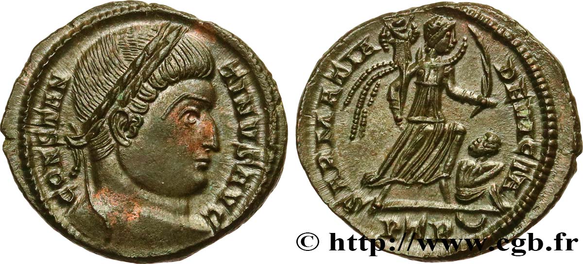 CONSTANTIN Ier LE GRAND Centenionalis ou nummus FDC