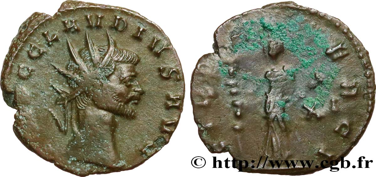 CLAUDIUS II GOTHICUS Antoninien XF/VF