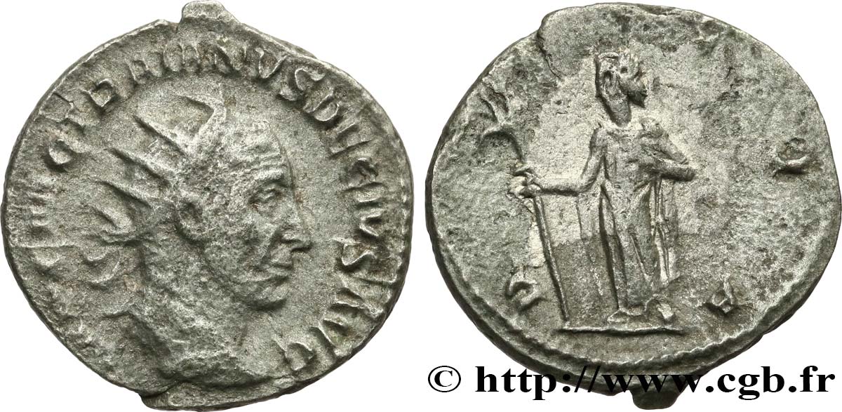 TRAIANO DECIO Antoninien BB