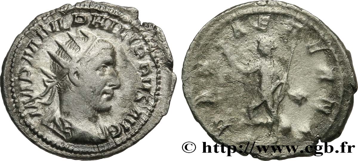 PHILIPPUS I. ARABS Antoninien SS/fS