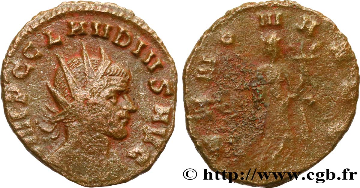 CLAUDIUS II GOTHICUS Antoninien VF/VF