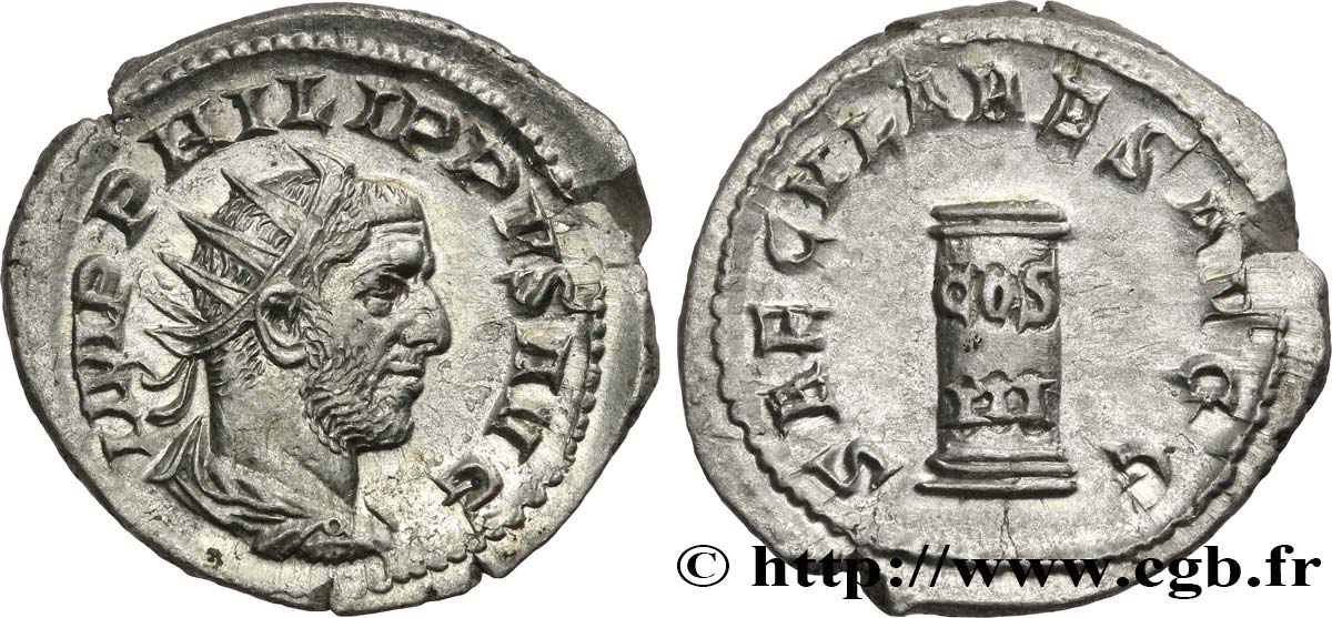 PHILIPPE Ier L ARABE Antoninien SUP