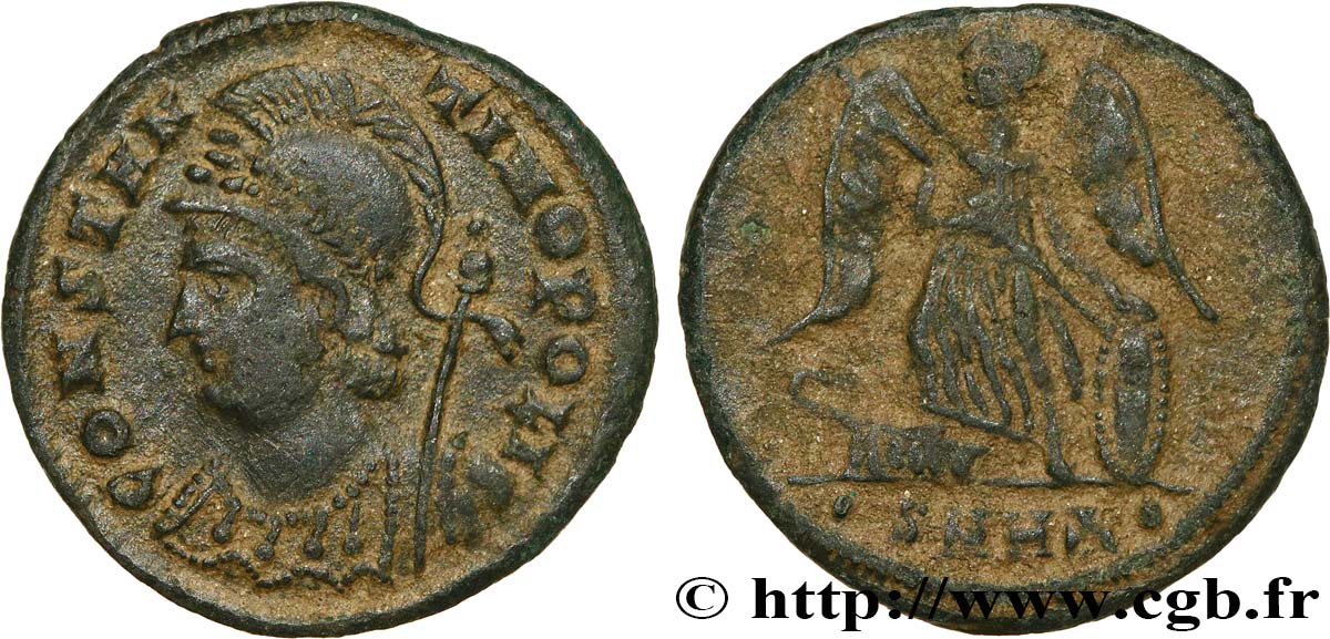 CONSTANTINOPLE Centenionalis ou nummus TTB