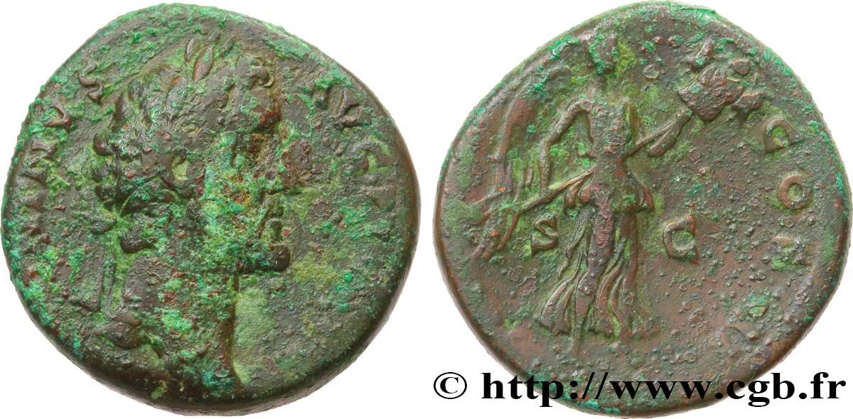 ANTONINUS PIUS Sesterce VF