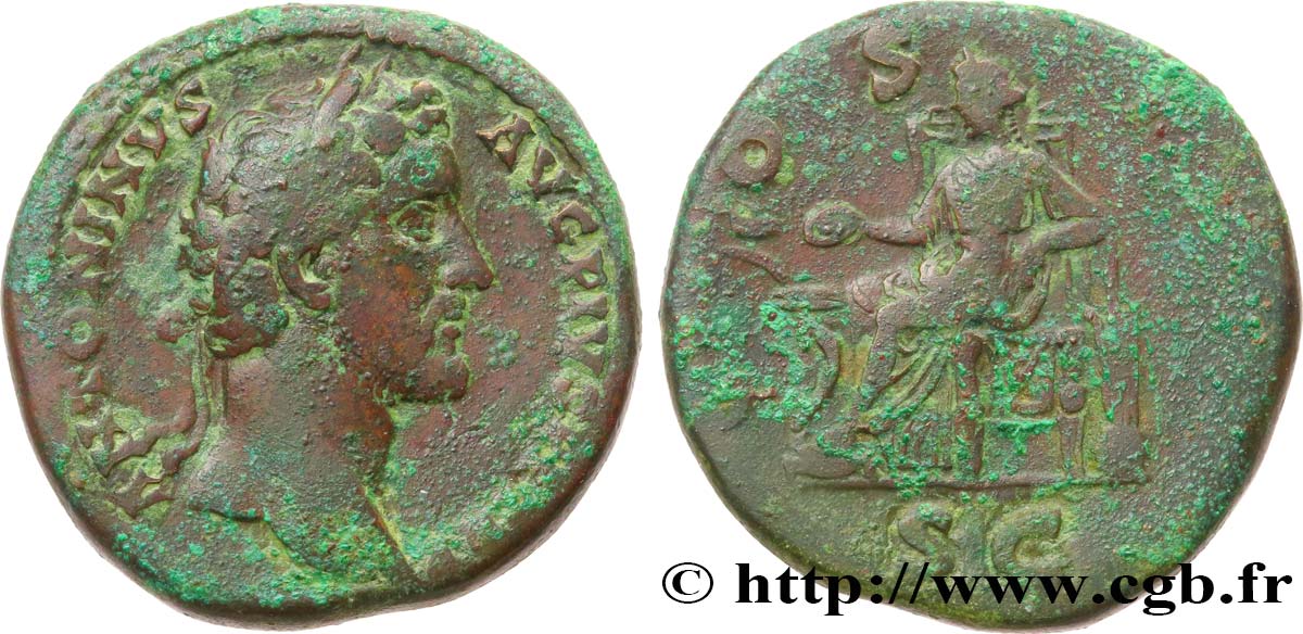 ANTONINUS PIUS Sesterce VF/VF