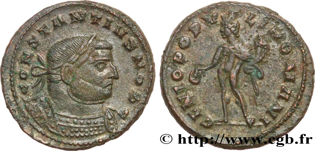 CONSTANTIUS I Follis ou nummus AU