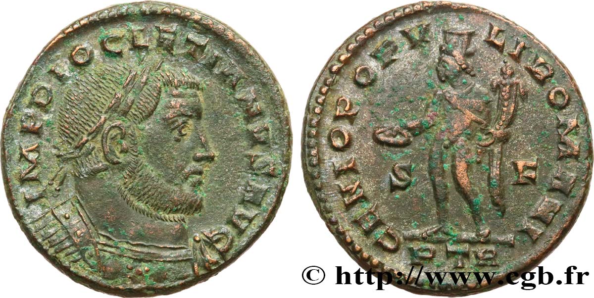 DIOCLETIAN Follis ou nummus AU