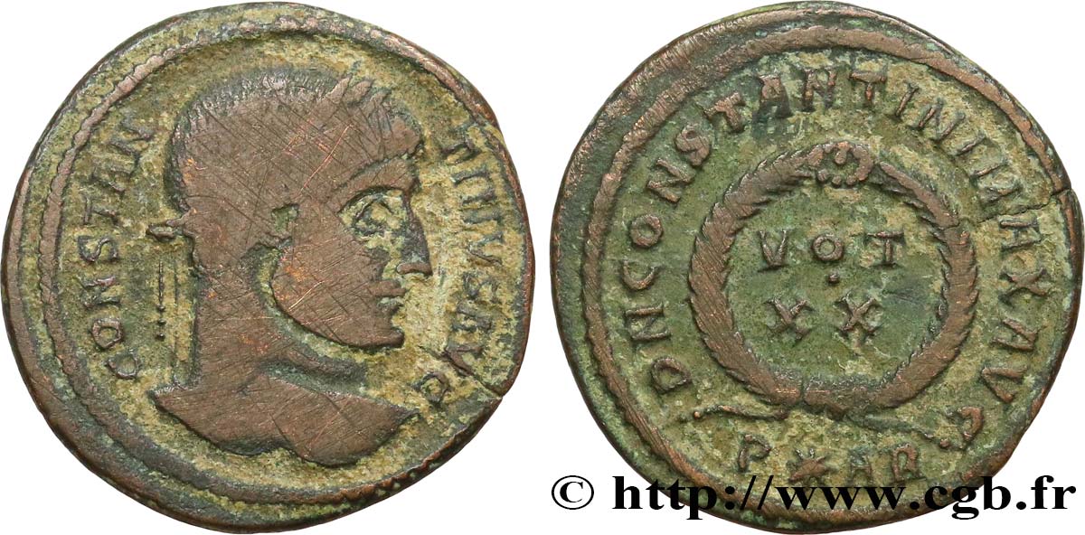 CONSTANTINE I THE GREAT Centenionalis ou nummus VF