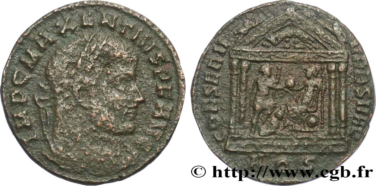 MAXENTIUS Follis ou nummus S/fSS