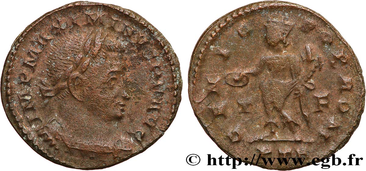 MAXIMIN II DAIA Follis ou nummus TTB